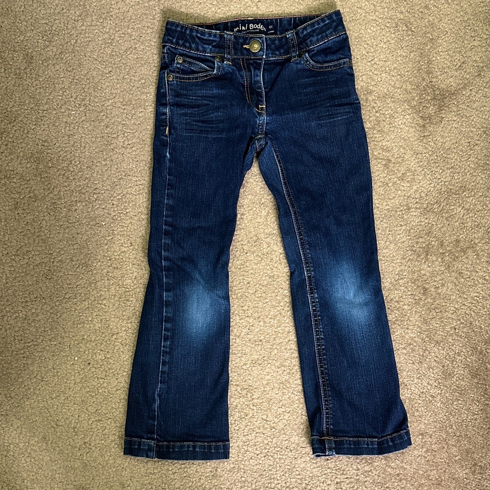 Mini Boden Dark Blue Straight Leg Jeans